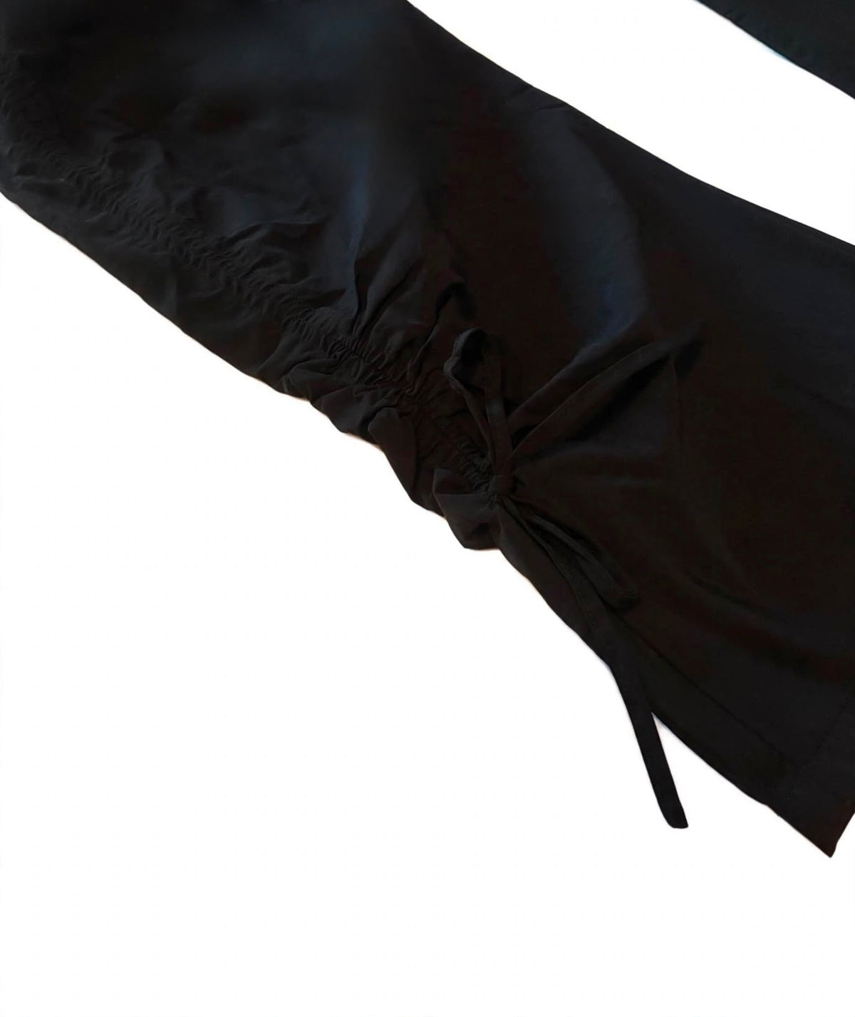 PANTALONI NERI con fondo regolabile