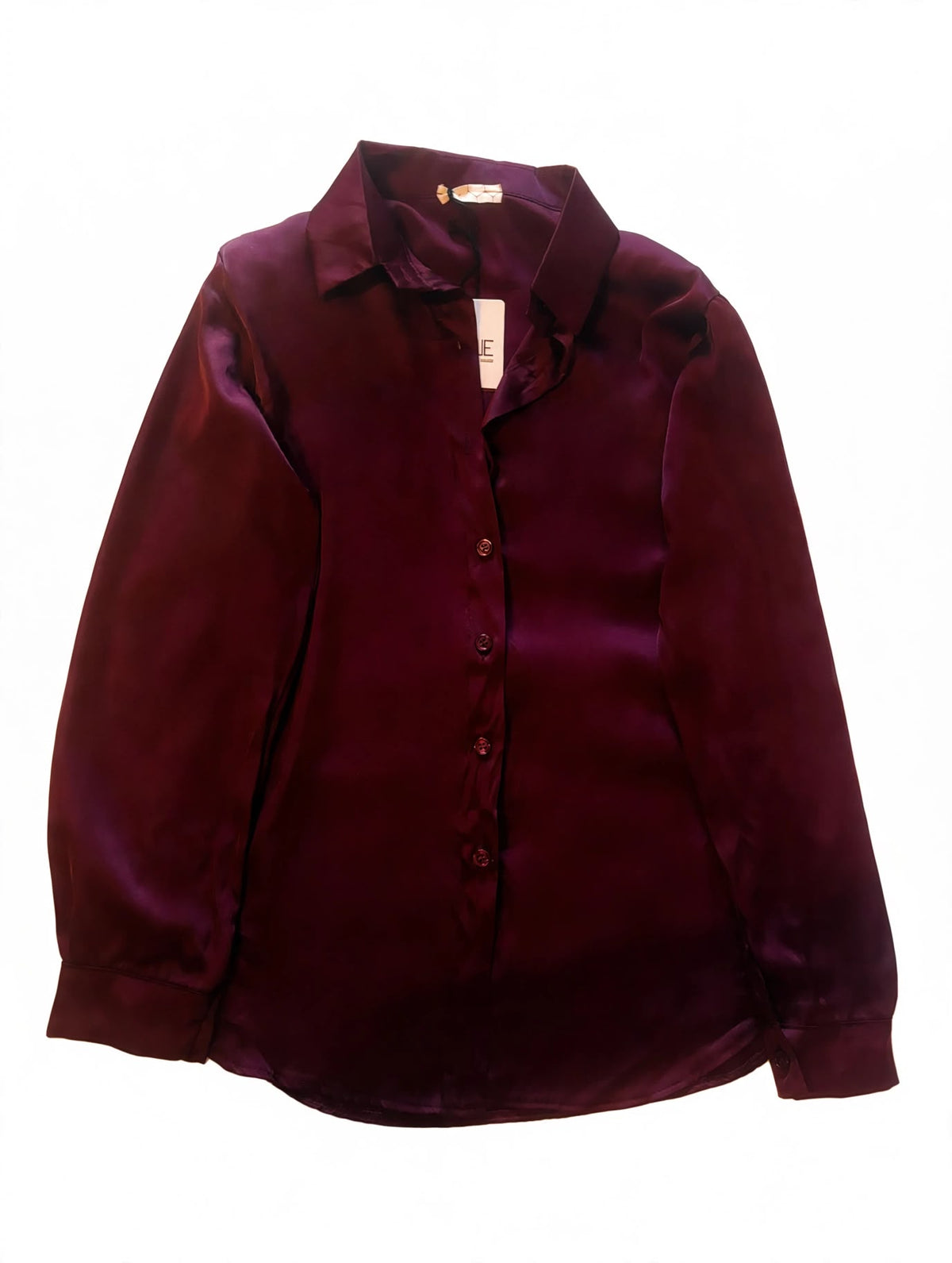 CAMICIA SATINATA A MANICHE LUNGHE