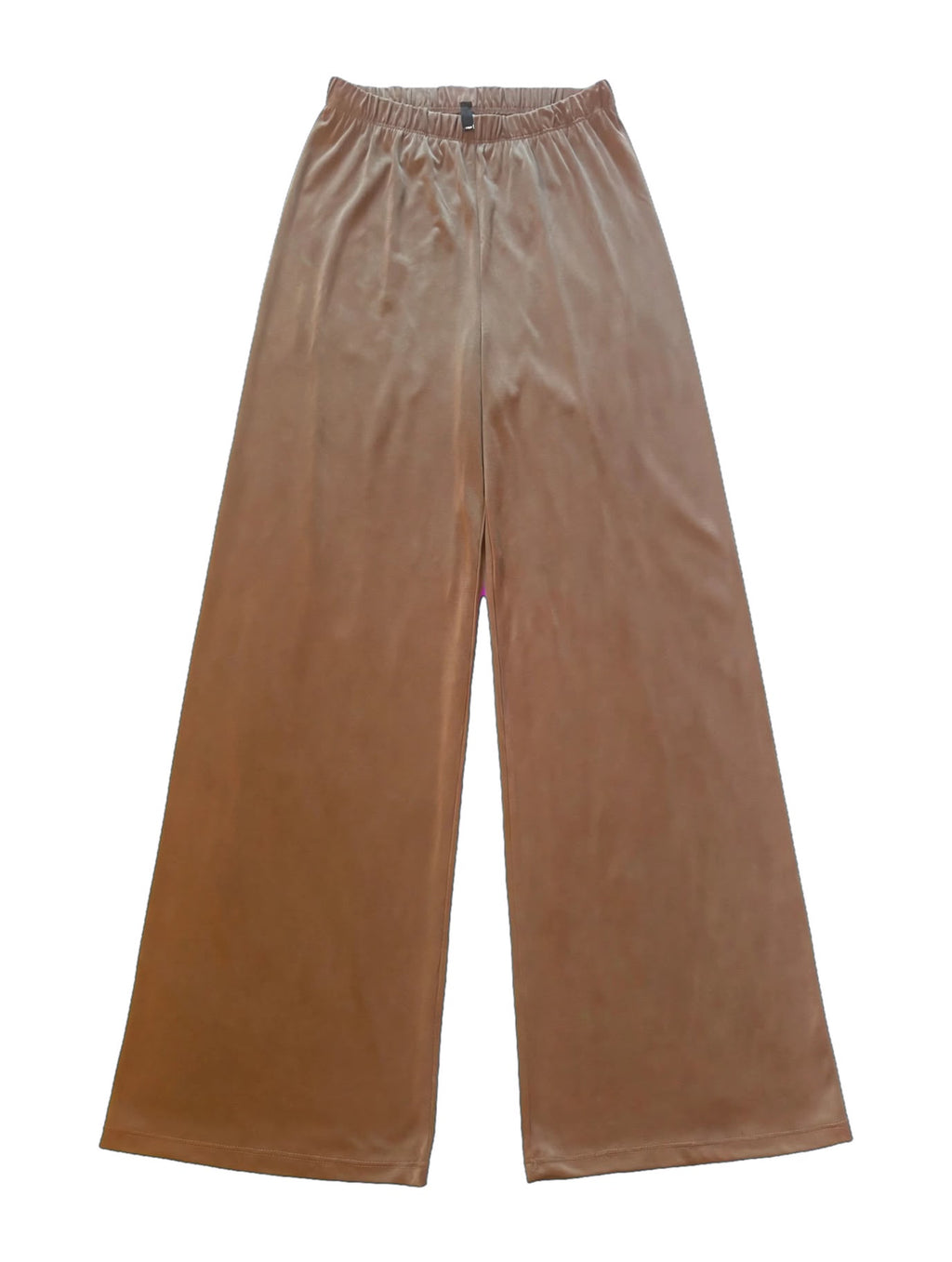 PANTALONI A GAMBA LARGA in viscosa  - Vari colori